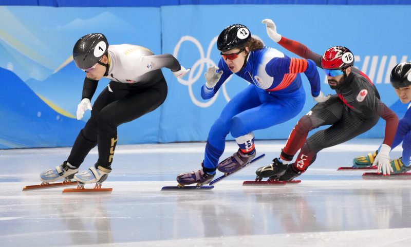 Liu wins 500, Dutch take 3,000 relay in Olympic short track